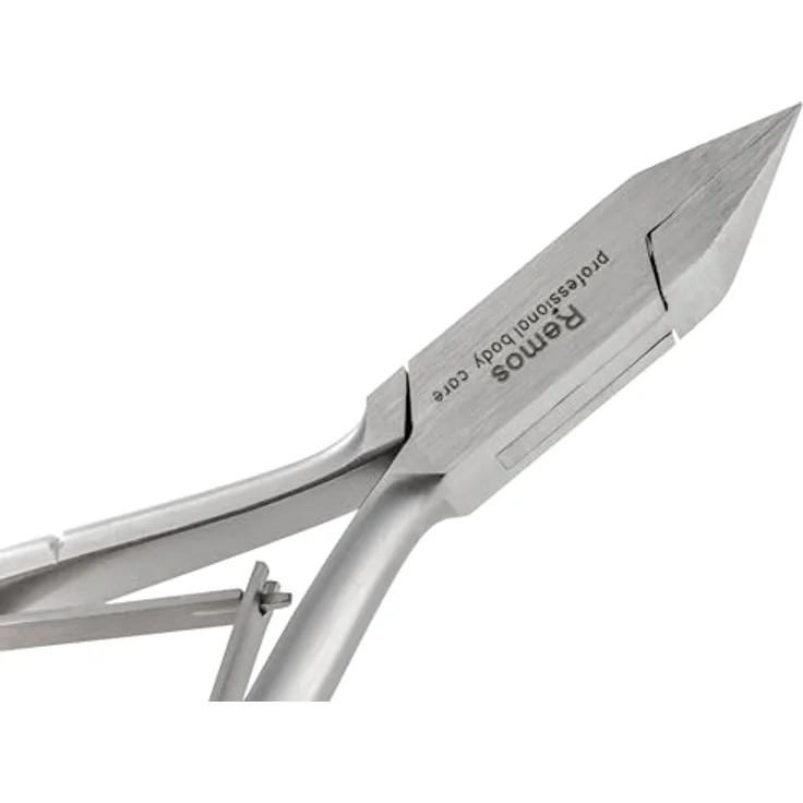 REMOS Eckenzange 10 cm, rostfreier Edelstahl für eingewachsene Zehennägel, präzise Spitzen, nachschleifbar, lange Lebensdauer – Bild 4