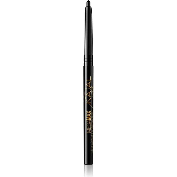 Eveline Cosmetics MegaMax Kajal Eye Liner, 1.2 g, intensiv schwarze Farbe für präzise Linien