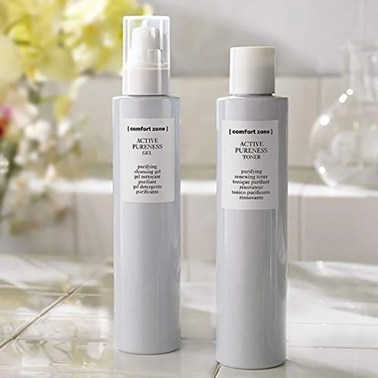 comfort zone ACTIVE PURENESS Cleanser Gel 200 ml, klärendes Reinigungsgel mit 3 % Gluconolacton für sanfte Peeling-Wirkung – Bild 6
