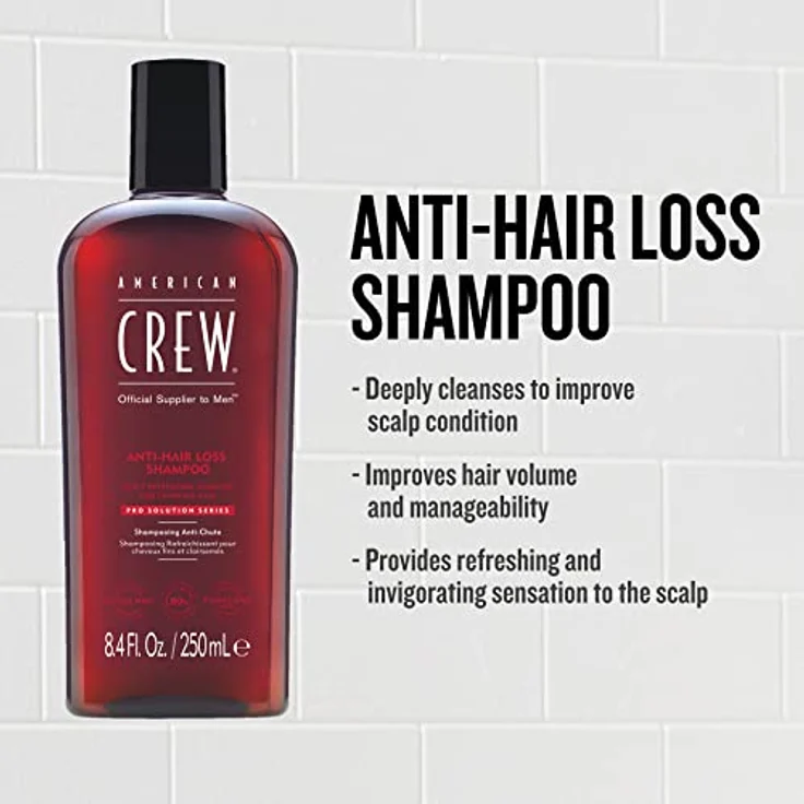 American Crew Anti-Hairloss Shampoo 250 ml – Bild 3