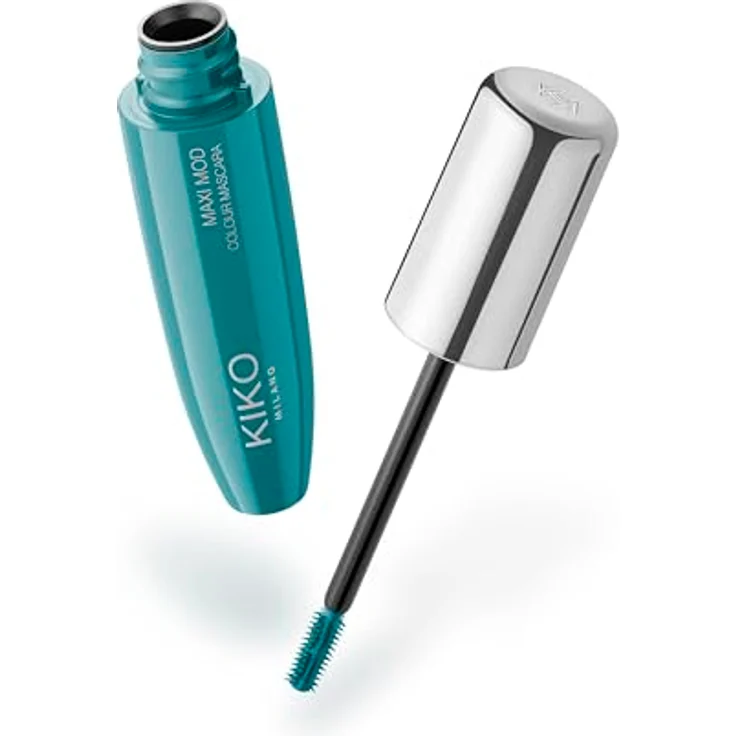 KIKO Milano Maxi Mod Colour Mascara, 12 ml, intensiv voluminisierende Formel, Farbe 04 Metallic Green – Bild 3