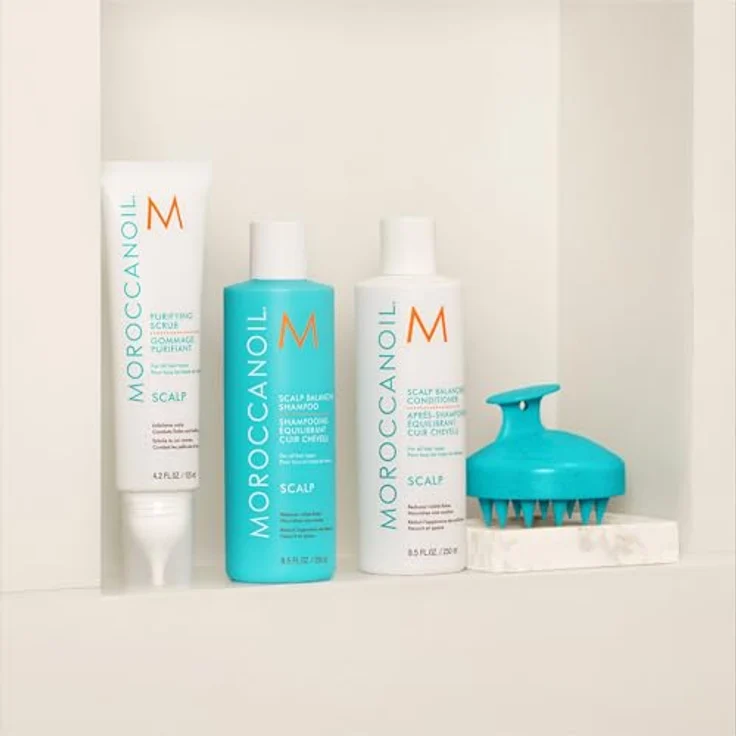 Moroccanoil Kopfhaut-Massagebürste, hält kühl und bequem – Bild 2