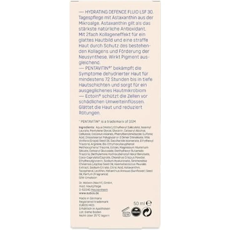 EUBOS Anti-Age Hydrating Defence Fluid Lsf 30, 50 ml mit Astaxanthin für glattere und straffere Haut – Bild 4