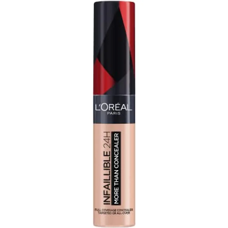 L'Oréal Paris Concealer zum Abdecken und Auffrischen, Für ein deckendes Finish und bis zu 16H Halt, Infaillible More Than Concealer, Farbe: 323 Fawn, 11 ml