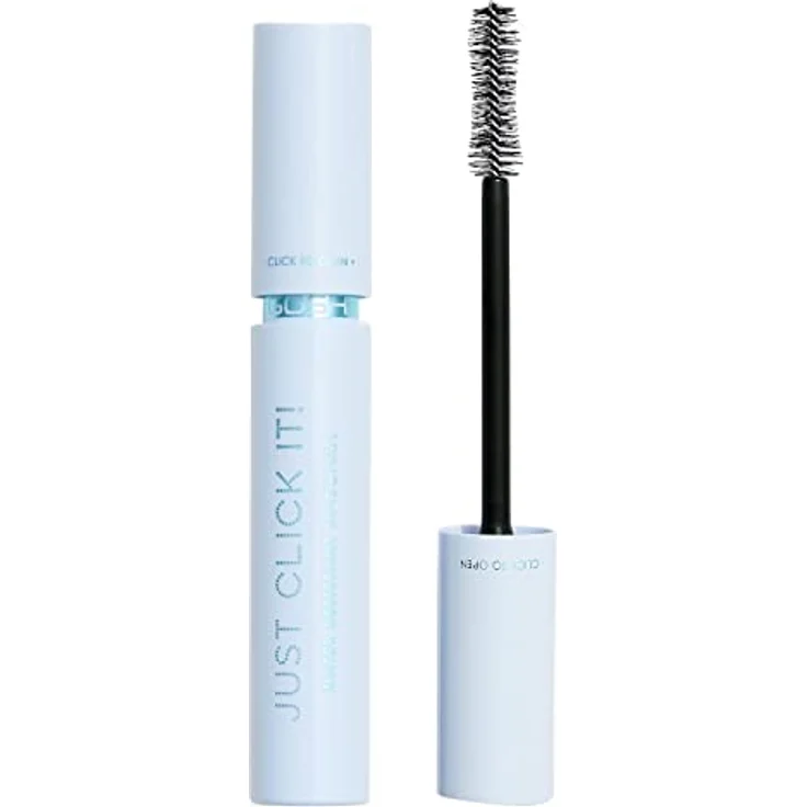 GOSH Just Click It Waterproof Mascara 001, voluminöse und wasserfeste Mascara in Schwarz, 10ml – Bild 1