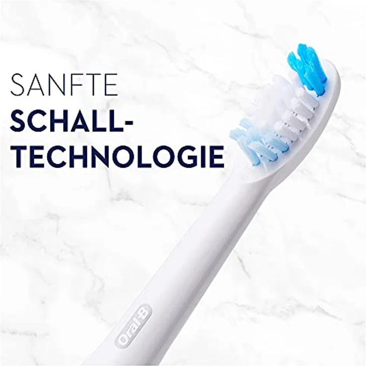 Oral-B Pulsonic Clean Aufsteckbürsten, 8 Ersatzbürsten für gründliche Reinigung, weiß, kompatibel mit Oral-B Schallzahnbürsten, briefkastenfähige Verpackung – Bild 2