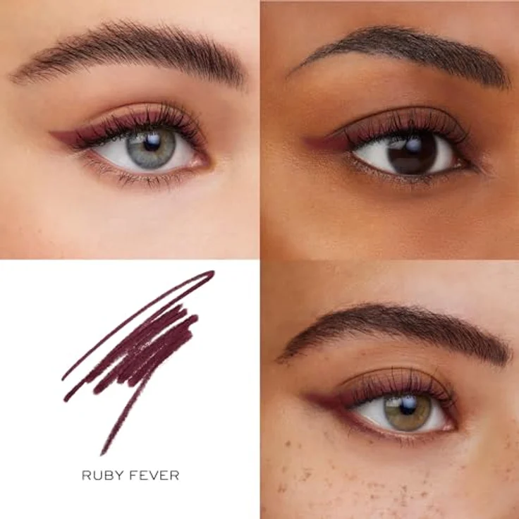 Lancôme Le Stylo Waterproof Eyeliner, hoher Pigmentdichte, wasserfest, Farbton 10 Ruby Fever, 0.35 g – Bild 3
