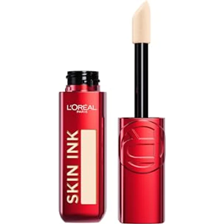 L'Oréal Paris Infaillible Skin Ink Foundcealer, Wasserfestes Make-Up mit bis zu 48H Halt, Deckend wie Foundation, Leicht wie Concealer, Light Neutral 15, 15ml – Bild 1