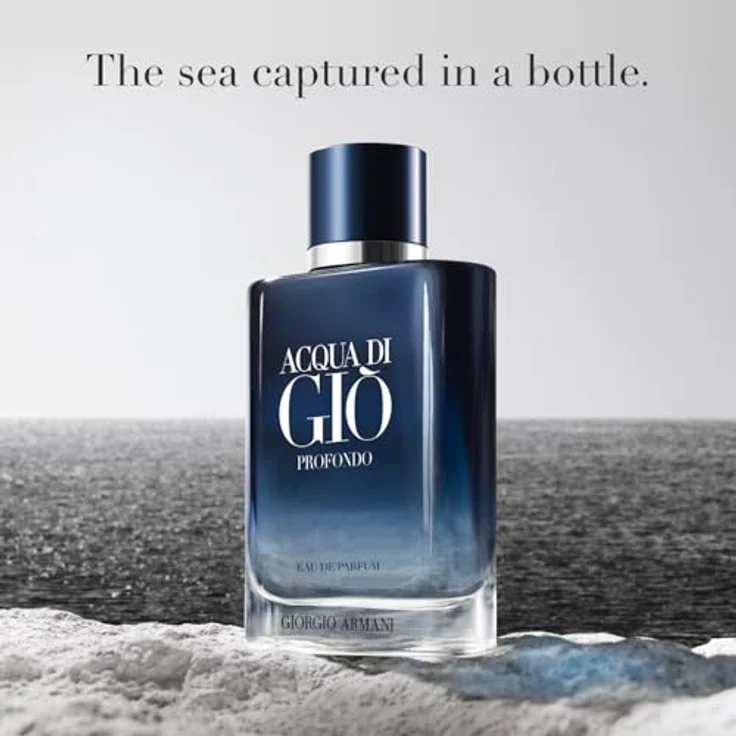Armani Beauty GIORGIO ARMANI Acqua Di Gio Profondo Eau de Parfum 30 ml – frischer & aromatischer Herrenduft – Mandarine, Lavendel, Zedernholznoten – Bild 3
