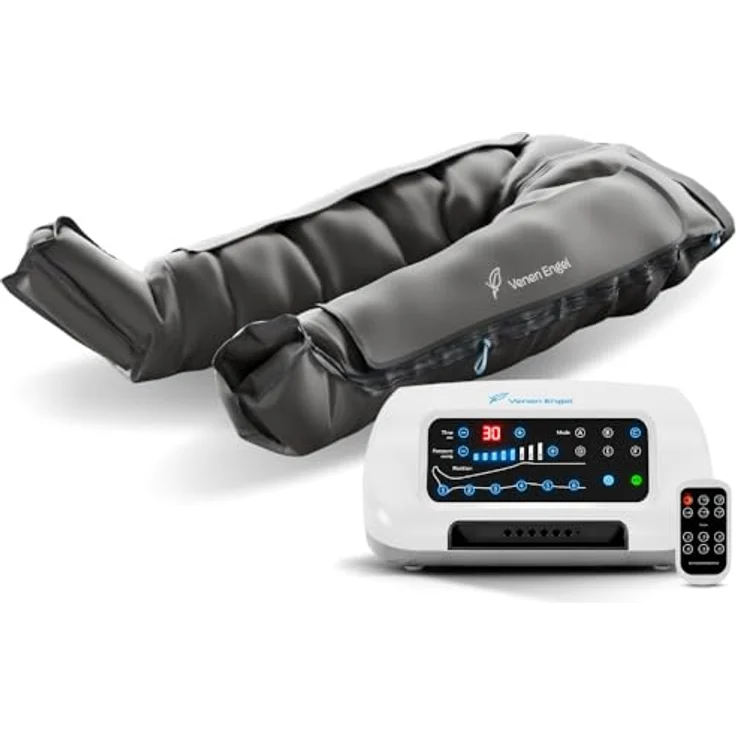 Venen Engel 6 Premium Medical, Lymph-Flow Pants mit 6 Massageprogrammen, medizinisch zertifiziert bei venösen lymphatischen Beschwerden, zur Cellulite-Behandlung, ergänzend zur Lymphdrainage – Bild 1