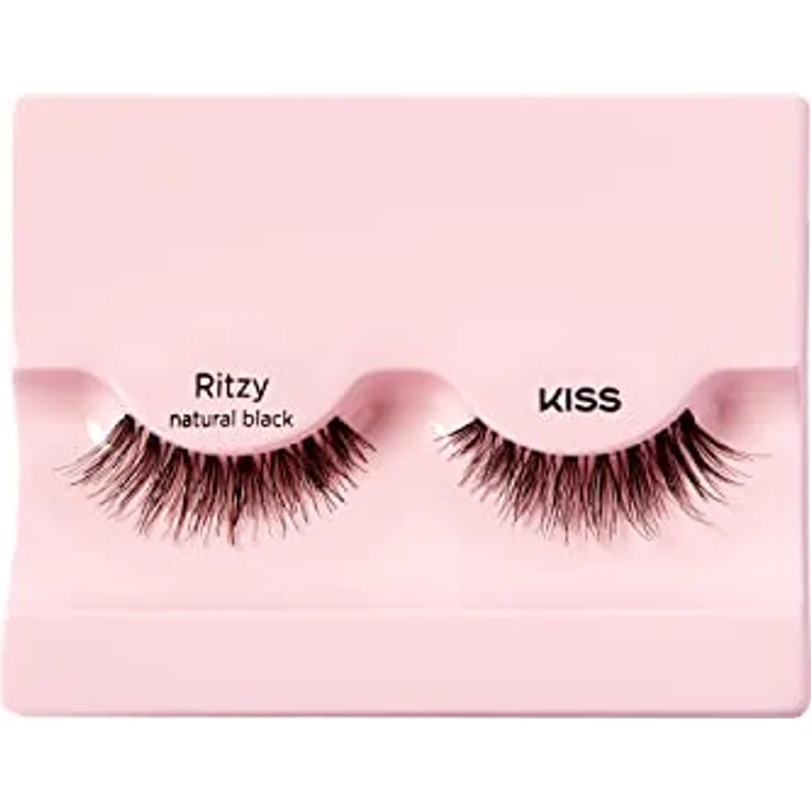 KISS True Volume Ritzy künstliche Wimpern Natural Black 2 St. – Bild 5