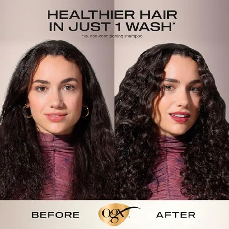 OGX Feuchtigkeitsspendender Kokosmilch-Conditioner für trockenes Haar, 577 ml, sulfatfrei, neue große Packungsgröße – Bild 2