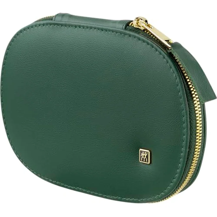 ZWILLING Maniküre Pediküre Set 6tlg., veganes Apfelleder-Etui in grün, rostfreier Edelstahl mit goldener PVD-Beschichtung – Bild 4