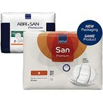 Abena San Premium Größe 8 Inkontinenzeinlagen, 2500 ml Saugfähigkeit, 22 Stück