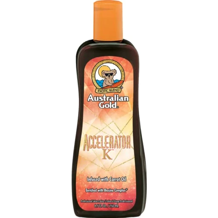 Australian Gold Accelerator K, Bodylotion mit Karottenöl, 250ml – Feuchtigkeitsspendend und bräunungsfördernd – Bild 1