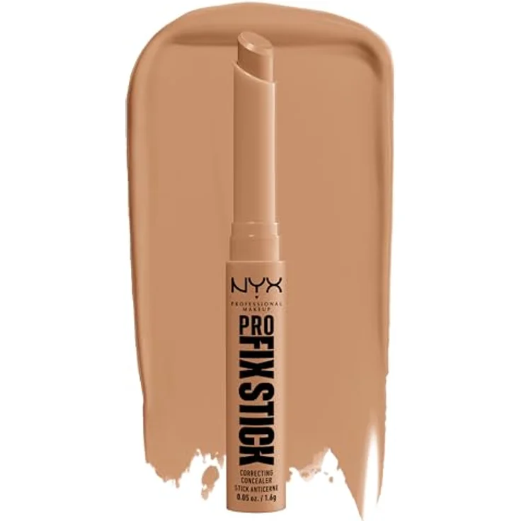NYX Professional Makeup Pro Fix Stick Concealer, Farbton 12 Nutmeg, 1,6 g, hochpigmentierte Formel für einheitliche Hautfarbe – Bild 1