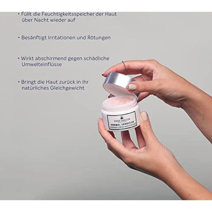 Sans Soucis Herbal Sensitive Johannis Creme Nachtpflege 50 ml Nachtpflege – Bild 6