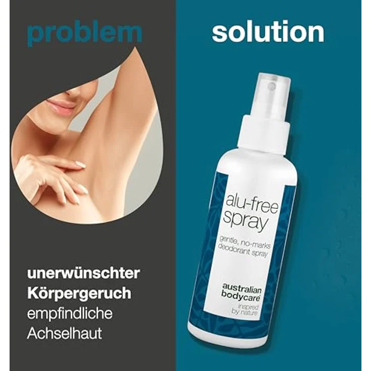 Australian Bodycare Aluminiumfreies Deodorant, lang anhaltender Schutz mit natürlichen Inhaltsstoffen, schnell trocknend, sanft zur Haut, ohne weiße Flecken – Bild 2