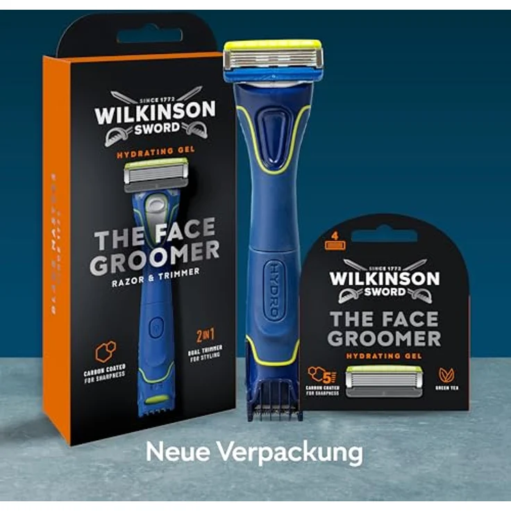 Wilkinson Sword Hydro 5 Groomer Herren Rasierer mit Trimmer und 1 Klinge, 1 St – Bild 7