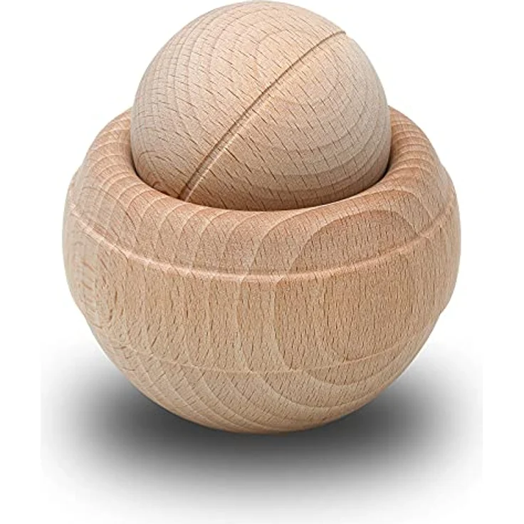 Kernpower Massageroller Timber, Massagegerät aus Buchenholz mit Tragetasche, 7,8 cm – Bild 1