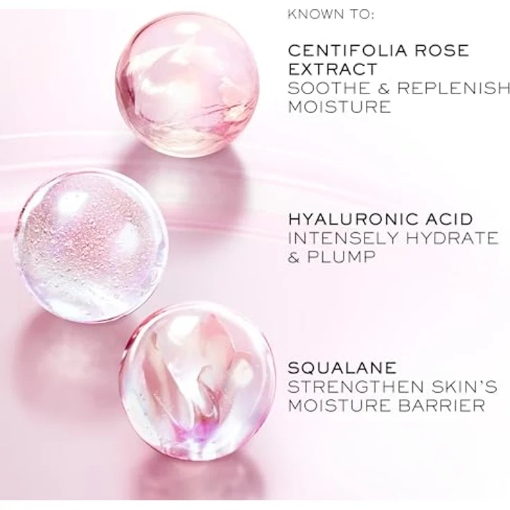 Lancôme Tonique Confort Gesichtswasser, feuchtigkeitsspendende Lotion mit Rosenwasser, Hyaluronsäure & Squalan für empfindliche Haut, 200ml – Bild 4