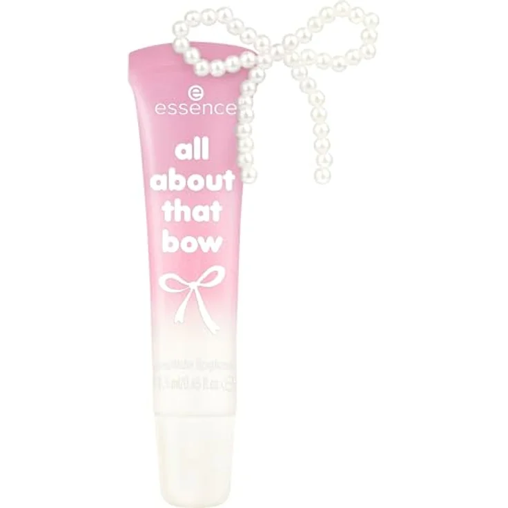 essence All About That Bow Lipgloss, 13.5 ml, mit Peptiden, Farbton 01 Kiss 'n Bow, hochglänzend und feuchtigkeitsspendend – Bild 2