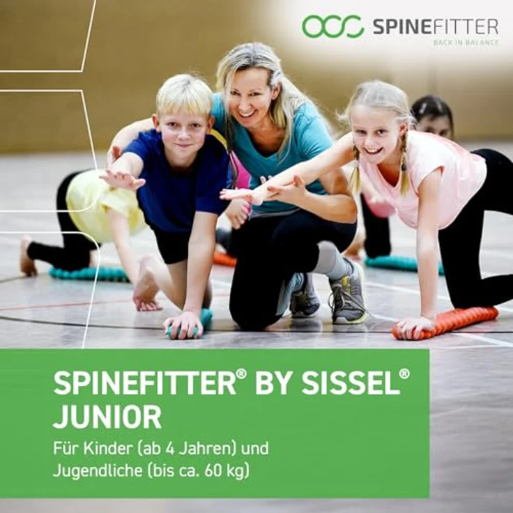 SISSEL® SPINEFITTER® Junior Lava, Rückendehner für Kinder & Jugendliche, Rückenretter für Haltung, Wirbelsäulenstrecker mit 16 Kugelpaaren, ideal für Therapie & Prävention – Bild 2