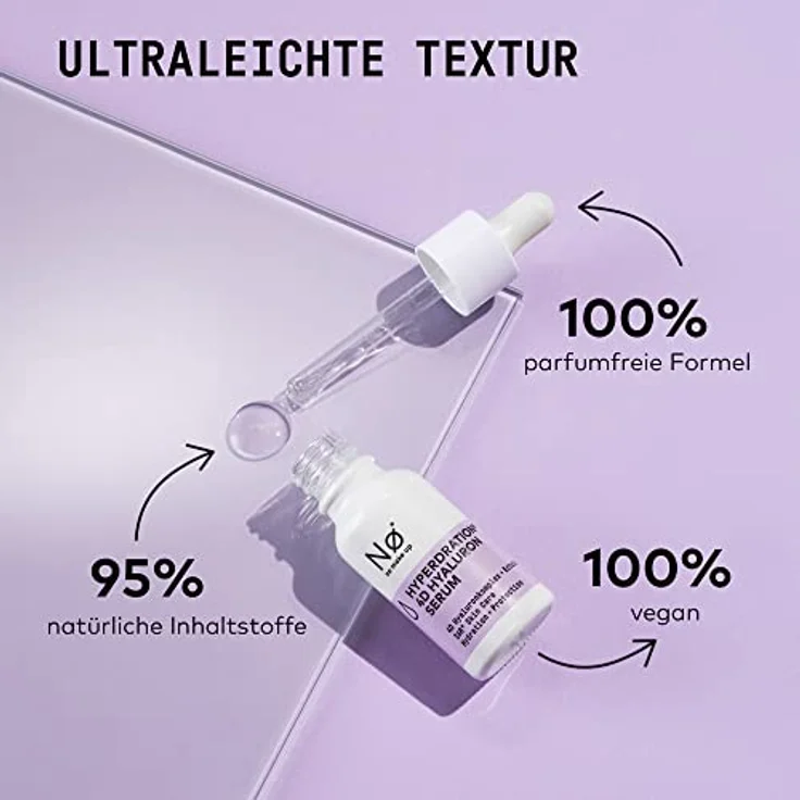 Nø hydrate today Hyperdration 4D Hyaluron Serum Gesichtsserum 20 ml - Preisvergleich – Bild 5