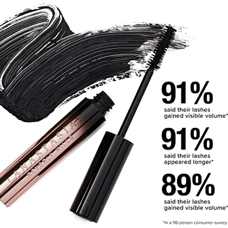 Anastasia Beverly Hills Lash Brag Volumen-Mascara, 10 ml, intensive Farbe und volles Volumen – Bild 3