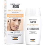 Isdin FotoUltra Spot Prevent LSF 50+, Fusion Fluid Textur, sehr hoher Schutz, Verhindert Pigmentflecken, 50 ml