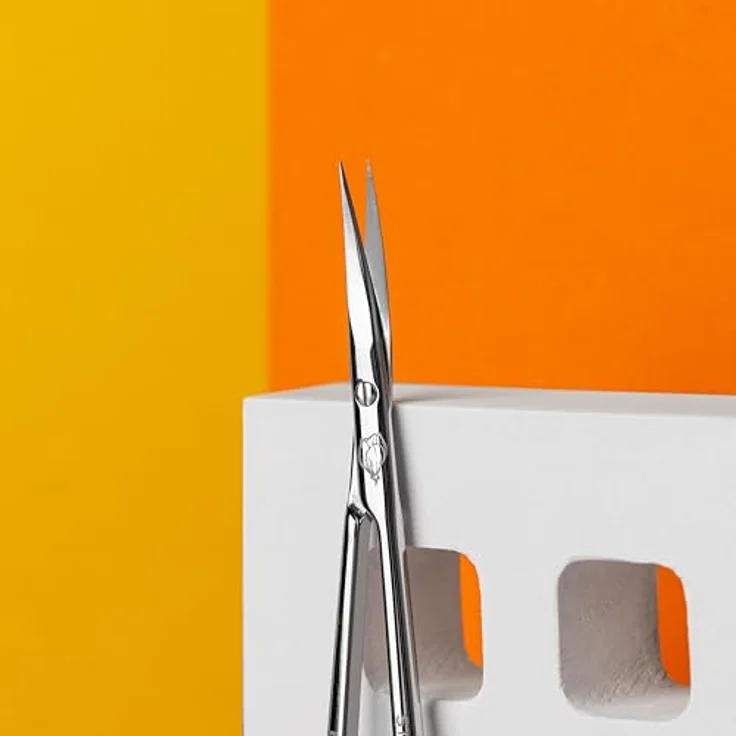 Staples Pro Cuticle Scissors SX-22/1, Nagelpflegegerät für Maniküre und Pediküre, Magnolia, mit schmalen Spitzen und verlängerten Griffen – Bild 3
