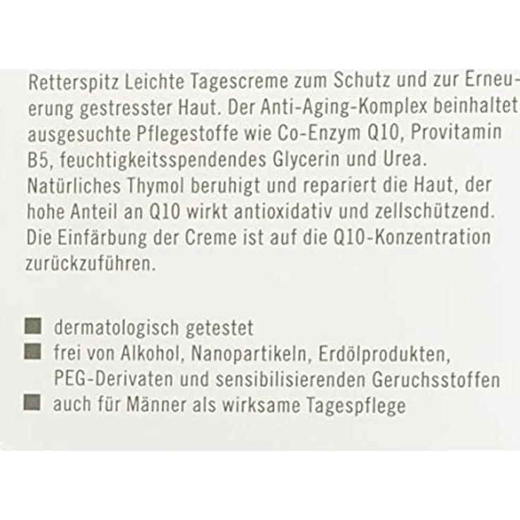 Retterspitz leichte Tagescreme, 50 ml, Gesichtscreme - 50.0 milliliters – Bild 3