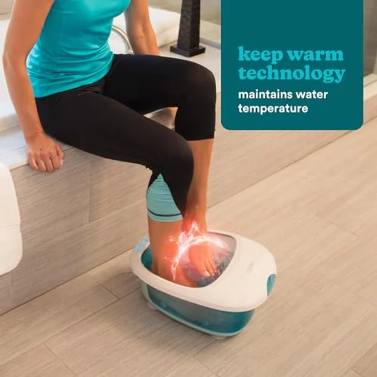 HoMedics FS-250-EU Spa Deluxe Fußsprudelbad mit Heizung – Bild 6