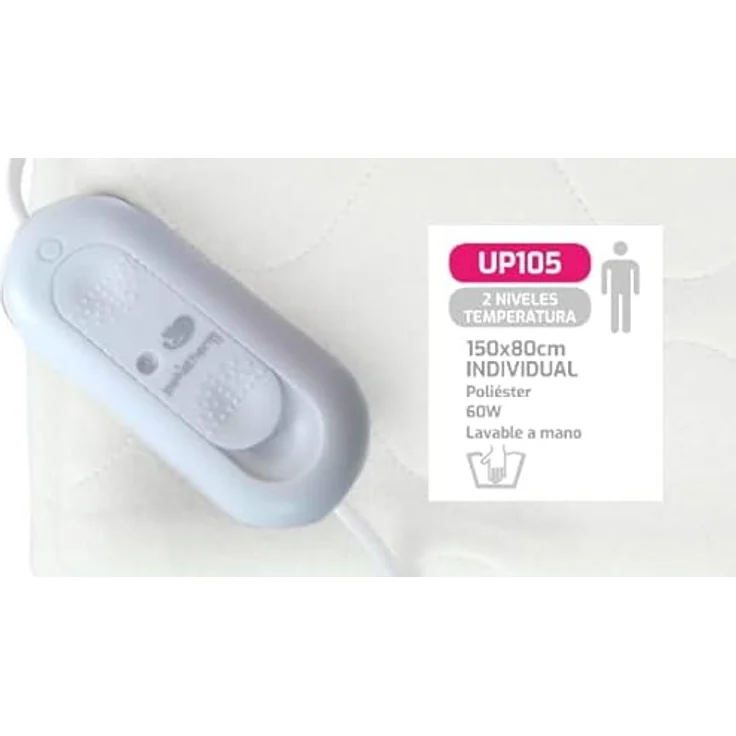 pekatherm up105 Wärmeunterbett für Einzelbetten, 60 W, Weiß – Bild 7