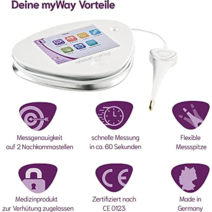Uebe Cyclotest myWay, Zykluscomputer, Babyplanung oder Verhütung – Bild 5