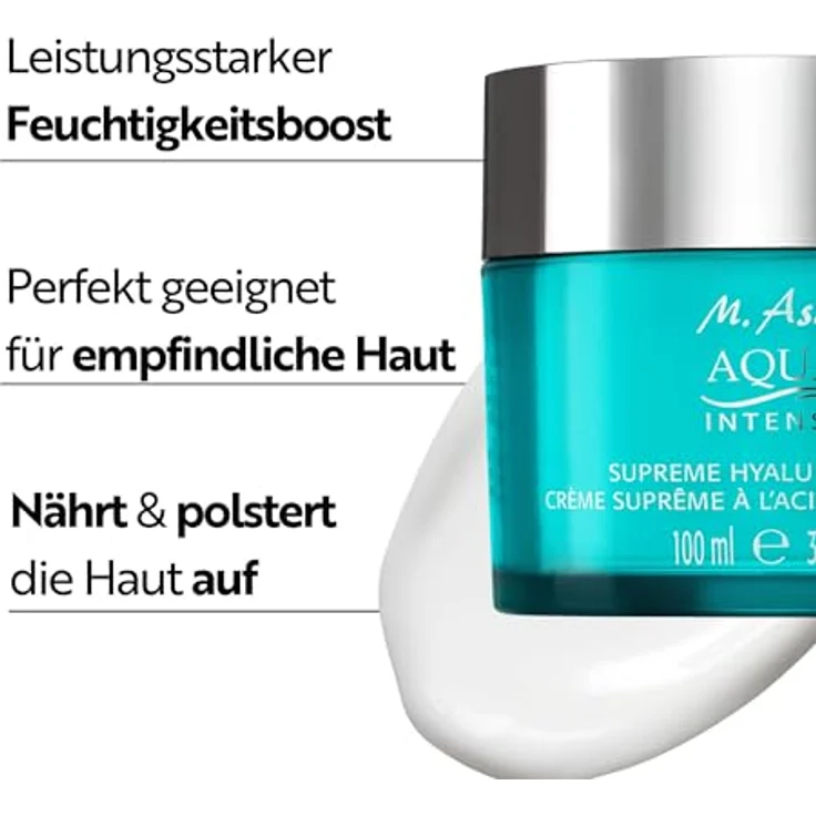 M. Asam Aqua Intense Hyaluron Creme 100ml & Aha Treatment 30ml – Bild 2