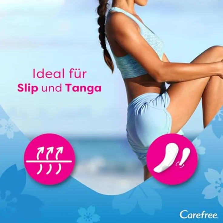 Carefree Slipeinlagen Cotton Feel Flexiform, 100% atmungsaktiv mit Frischeduft, 56 Stück – Bild 3
