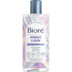 Bioré Hydrate und Glow - AHA Gesichtswasser - Inhalt: 235 ml - Hauttyp: trocken, empfindlich, dehydriert - Mit Kokoswasser, Präbiotika nd Milchsäure