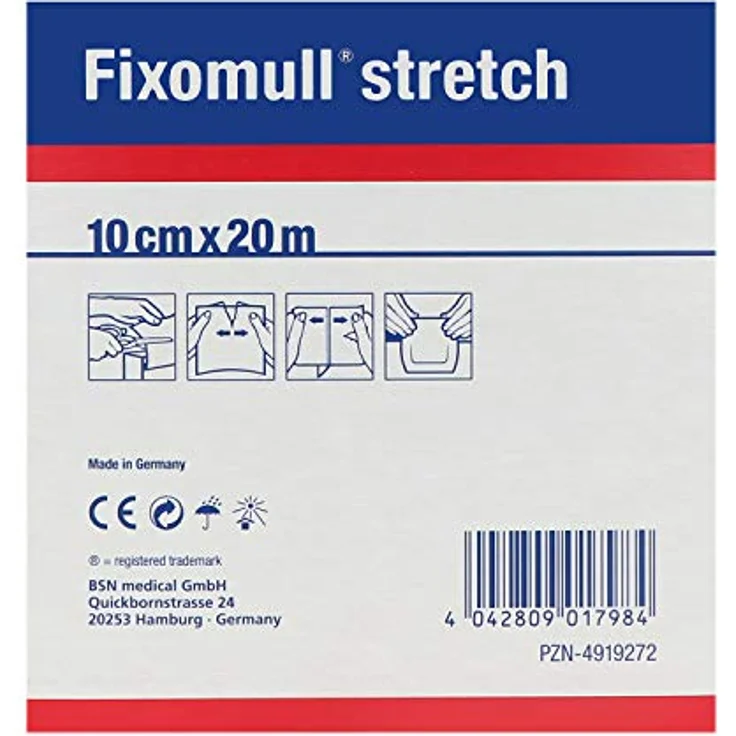 BSN medical Fixomull Stretch 10 cm x 20 m – Bild 4