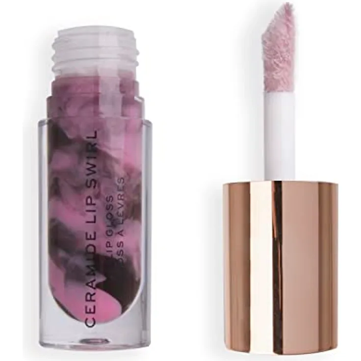 Makeup Revolution, Lip Swirl Ceramide Gloss, Lipgloss, Kirsche Lila, 4.5ml