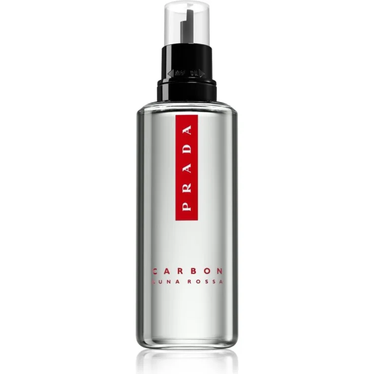 Prada Luna Rossa Carbon, Eau de Toilette Ersatzfüllung für Herren, 150 ml, aromatischer Kräuterduft