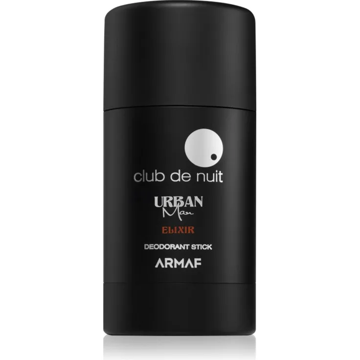 Armaf Club De Nuit Urban Man Elixir Deo-Stick, 75 g, parfümiert, für Herren, intensiv frischer Schutz gegen Schweiß