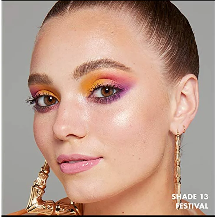 NYX Professional Makeup Ultimate Shadow Palette Lidschattenpalette Farbton 13 - Festival, 16x0,83 g, schimmernde und matte Effekte, ideal für vielseitige Make-up-Looks – Bild 4