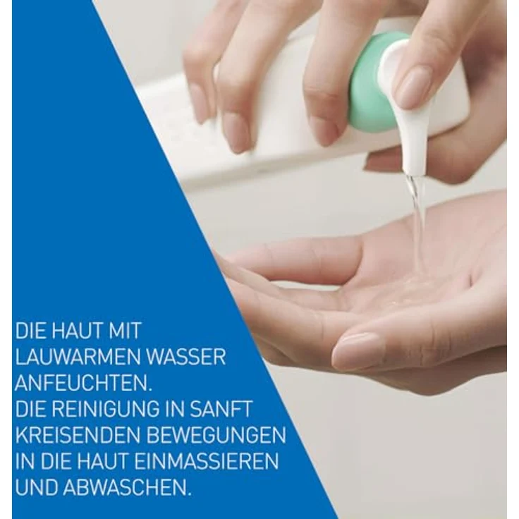 CeraVe schäumendes Reinigungsgel 473 ml für normale bis fettige Haut, reinigt ohne die Hautschutzbarriere anzugreifen – Bild 8