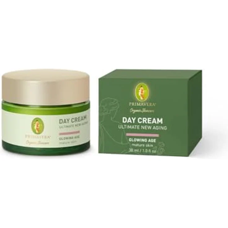 PRIMAVERA Day Cream - Ultimate New Aging 30 ml - Naturkosmetik - Gesichtscreme für reife, anspruchsvolle Haut - aktiviert, restrukturiert und strafft die Haut - Glastiegel - vegan – Bild 2