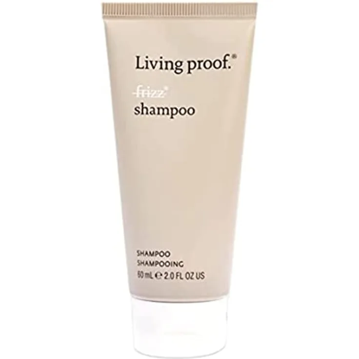 Living Proof No Frizz Shampoo | Feuchtigkeitsshampoo für trockenes Haar | Anti-Frizz, entwirrt, glättet | 60ml, Vegan, ohne Parabene, Silikone, Sulfate