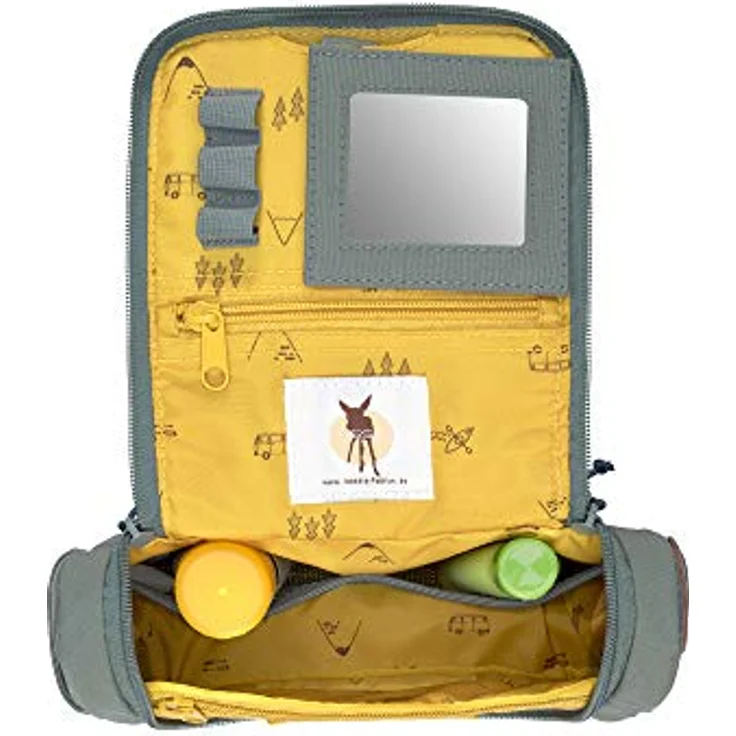 Lässig Kulturbeutel Kinder - Mini Washbag Adventure Bus – Bild 3