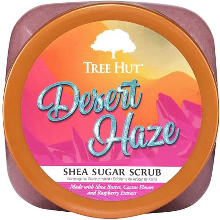 Tree Hut Desert Haze Shea Sugar Scrub | Peeling-Körperpeeling entfernt abgestorbene, trockene Haut für ein weiches und hydratisiertes Gefühl | pflegende essentielle Körperpflege | 532 ml – Bild 2
