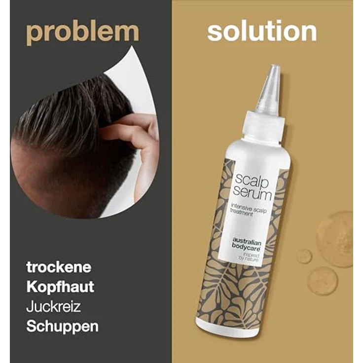 Kopfhautpflege Serum 150ml mit Teebaumöl by Australian Bodycare – Leave-In Pflege für Trockene, Juckende Kopfhaut, Anti-Schuppen, Ideal bei Schuppenflechte, Ekzemen & Neurodermitis – Bild 2