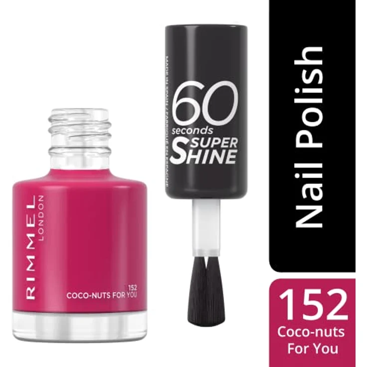 Rimmel London 60 Sekunden Schnelltrocknender Nagellack Nr. 130 Caramel Candy, 8ml – Bild 5